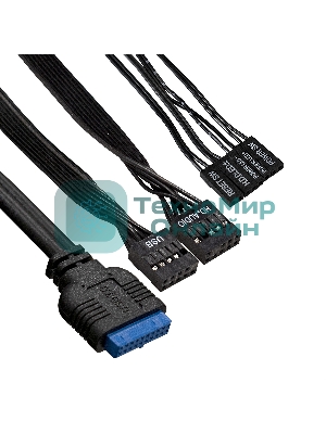 Компьютерный корпус Minitower ExeGate BAA-114U2-AAA350 (mATX, БП AAA350 с вент. 8см, 1хUSB+2хUSB 3.0, аудио, черный)