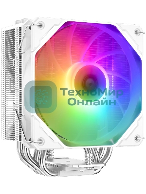 Кулер ID-COOLING SE-224-XTS ARGb белый 120мм алюминий/медь 1500rpm 29db 4-pin 220W 151мм