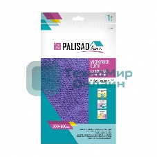 Салфетка из микрофибры HomePalisad для пола 500x600 мм, фиолетовая