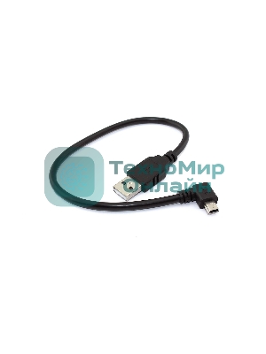 Кабель USB Type A на Mini USB угол влево 0,25 м
