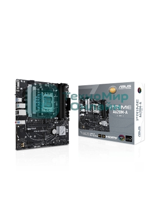 Материнская плата ASUS PRIME A620M-A-CSM, AM5, AMD A620, 2xDDR5, 4xSATA, 2xM.2, 1xPCI-E 4.0 x16, 1xHDMI, 1xDP, 1xVGA, 1x 1Gb LAN, 2xUSB-A 3.2 Gen 1, 4xUSB-A 2.0, 3x3.5 мм, 7.1, Micro-ATX