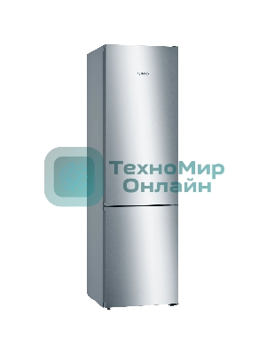 Холодильник Bosch KGN39UL30U серебристый металлик двухкамерный 279/87л морозилка снизу, No Frost