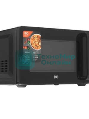 Микроволновая печь BQ MWO-20004SM/W черный, 20 л, 700 Вт, переключатели - поворотный механизм