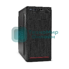 Компьютерный корпус Minitower ExeGate BAA-114U2-AAA400 (mATX, БП AAA400 с вент. 8см, 1хUSB+2хUSB 3.0, аудио, черный)