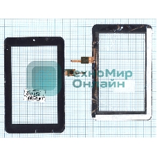 Сенсорное стекло (тачскрин) AD-C-700291-CC(LOCA)-RG, черное