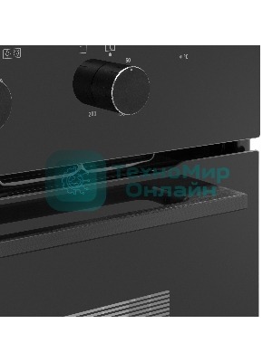 Шкаф духовой газовый с электрическим грилем Maunfeld MOGS703B2, встраиваемый