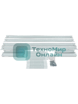 Стойка двухрамная NTSS NTSS-2POR24U/600-1000 24U 550 мм x 1000 мм 600 кг серый