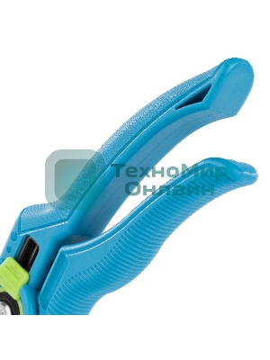 Секатор цветочный Palisad LUXE 215 мм, регулировка захвата, пластиковые рукоятки