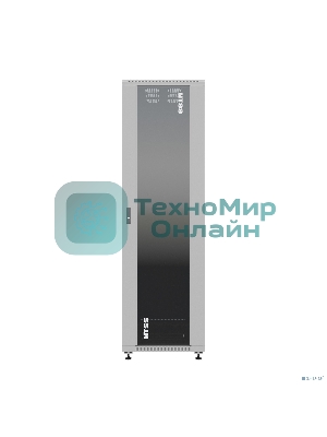 Шкаф серверный NTSS Премиум (NTSS-R42U60100GS) напольный 42U 600x1000 мм пер. дв. стекл. металл 900 кг серый IP20 сталь