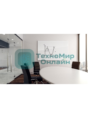 Демонстрационная доска Cactus CS-GbD-65X100-UWT стекло стеклянная 65x100 см ультра белый