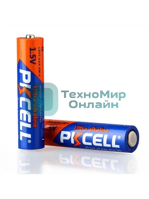 Щелочной/алкалиновый элемент питания PKCELL LR03-4B тип - AAА 4 шт в блистере