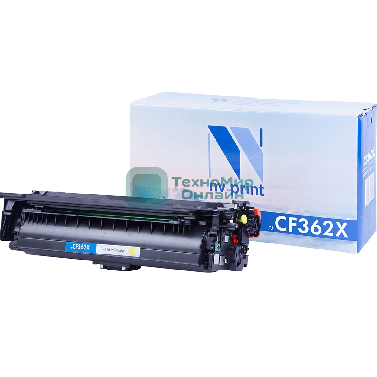 Картридж лазерный NVPrint совместимый НР CF362X Yellow для LJ Color M552/M553 (9500k)