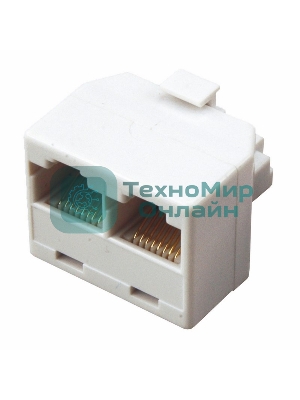 Компьютерный двойник Rexant RJ-45(8P-8C) (штекер - 2 гнезда)