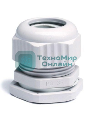 Зажим кабельный с контргайкой DKC 53300 IP68, PG42, д. 28 - 38 мм