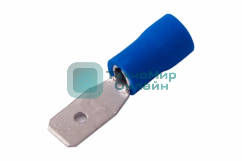 Клемма плоская Rexant изолированная штекер 4.8 мм 1.5-2.5 мм² (РПи-п 2.5-(4.8)/РПИп 2-5) синий