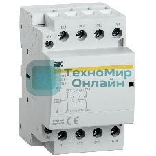 Контактор модульный КМ63-40М AC/DC IEK MKK21-63-40 IEK