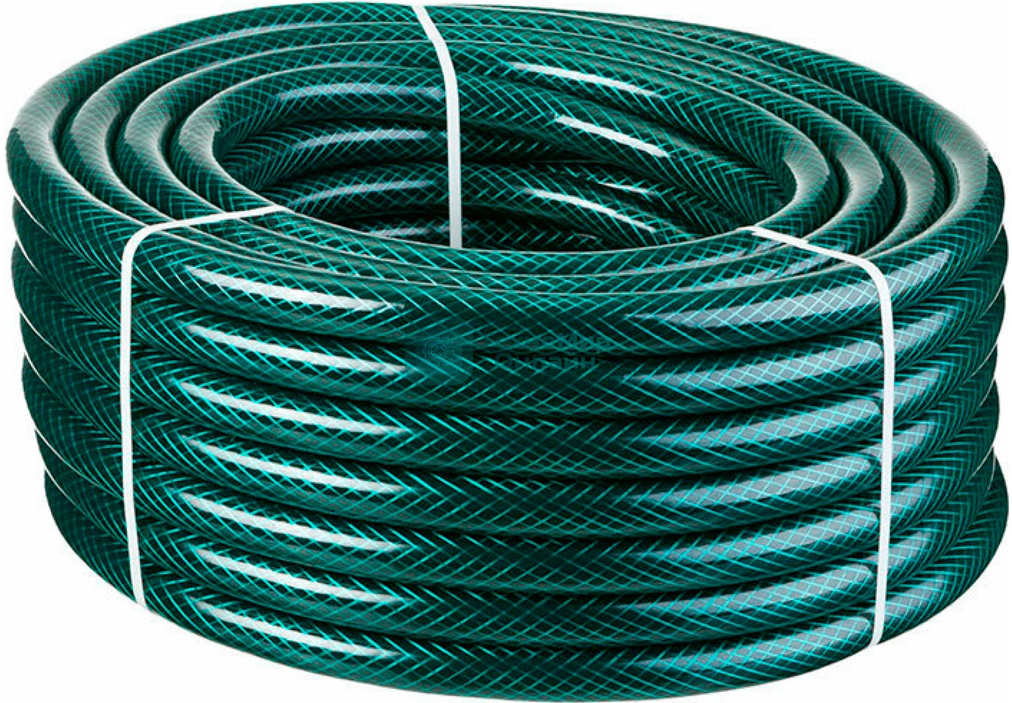 Шланг поливочный ПВХ трехслойн. армир. 1/2 25м зел. Вихрь 73/7/2/13