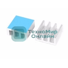 Аллюминиевый радиатор 3M 8810 11x11x5 мм с термоскотчем