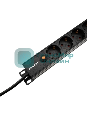 Блок распределения питания Rexant для 19