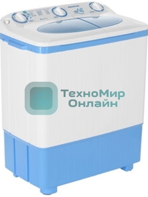 Стиральная машина Renova WS-60PT/РЕТ белый/голубой, загрузка вертикальная 4.5 кг, 1350 об/мин, класс: А+