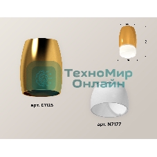 Светильник Ambrella Light XS1125023 PYG/FR золото желтое полированное/белый матовый MR16 GU5.3 (C1125, N7177)