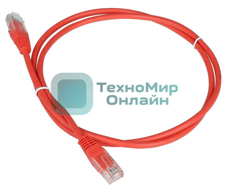 Патч-корд TWT UTP cat.5e, с заливными колпачками, 1.5 м, оранжевый