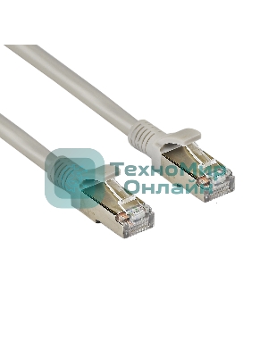 Патч-корд ExeGate FTP-RJ45-RJ45-C5e-CU-5M-GY, FTP, cat.5e, 5м, медь, серый