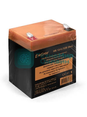 Батарея для ИБП ExeGate HR 12-5 (12V 5Ah 1221W, клеммы F1)