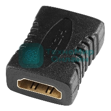 Адаптер аудио-видео Buro HDMI (f)/HDMI (f) Позолоченные контакты черный (BHP-ADP-HDMI-2.0)
