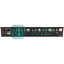Переключатель, электрон., KVM+Audio+USB 2.0, 1 user USB+HDMI => 4 cpu USB+HDMI, соШнур. USB 2х1.8м., настол., исп.стандарт, без OSD, некаскад.. CUBIQ 4 PORT HDMI KVMP SWITCH W/1.8M