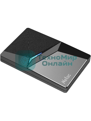 Внешний SSD Netac Z7S, 240 Gb, USB 3.2 Gen 2 Type-C, R/W 550/480, черный