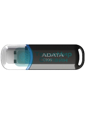 Флешка USB ADATA C906 (AC906-32G-RBK), 32Gb, USB 2.0, R/W 15/5, черный/синий
