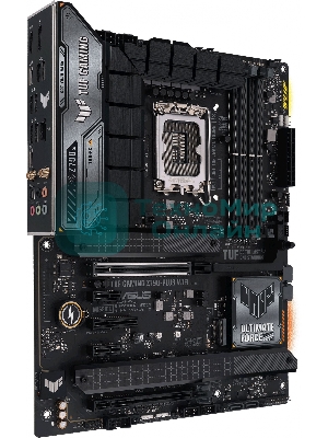Материнская плата ASUS TUF GAMING Z790-PLUS WIFI, LGA 1700, Intel Z790, 4xDDR5, 4xSATA, 4xM.2, 1xPCIe 5.0 x16, 1xPCIe 4.0 x4, 2xUSB-A 3.2 Gen 2, 4xUSB-A 3.2 Gen 1, 1xUSB-C 3.2 Gen 2, 1xUSB-C 3.2 Gen 2x2, 1x2.5Gb LAN, 5x3.5 мм, 7.1, Standard-ATX