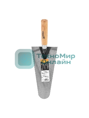 Кельма бетонщика стальная Sparta 200 мм, деревянная ручка