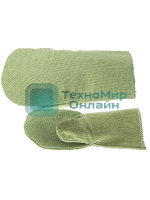 Рукавицы специальные двунитка Сибртех, огнеупорные, 1 размер
