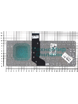 Клавиатура для ноутбука HP Stream X360 11-p белый без рамки