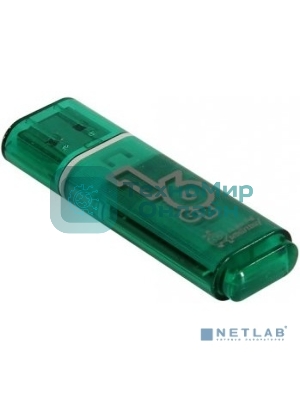 Флешка USB Smartbuy Glossy series Green (SB16GBGS-G), 16Gb, USB 2.0, R/W 25/15, зеленый