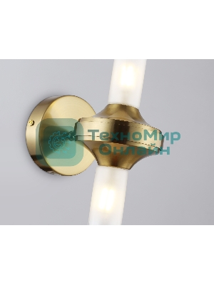 Настенный светильник Ambrella light LH55362/2 BS/CL латунь/прозрачный G9/2 max 30W 150*100*320