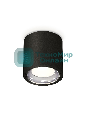 Светильник Ambrella Light XS7532011 SBK/PSL черный песок/серебро полированное MR16 GU5.3 (C7532, N7023)