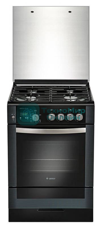 Плита газовая Gefest ПГ 6300-03 0046 черный, конфорок 4 шт, духовка 52 л, 60 см x 85 см x 60 см
