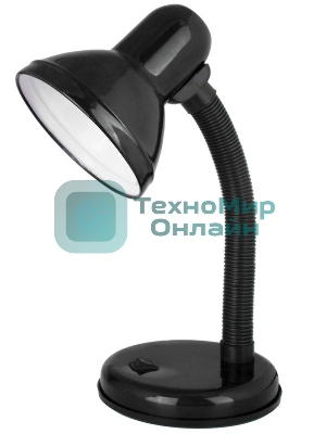 Светильник UF-301P С02 настол. 230В 60Вт черный Ultraflash 12368