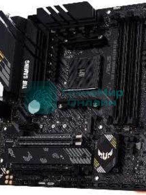 Материнская плата ASUS TUF GAMING B550M-PLUS, AM4, AMD B550, 4xDDR4, 4xSATA, 2xM.2, 1xPCIe 4.0 x16, 1xPCIe 3.0 x16, 1xPCIe x1, 1xHDMI, 1xDP, 1x 2.5Gb LAN, 4xUSB-A 3.2 Gen 1, 1xUSB-A 3.2 Gen 2, 2xUSB-A 2.0, 1xUSB-C 3.2 Gen 2, 5x3.5 мм, 7.1, mATX
