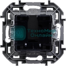 Inspiria Вывод кабеля с зажимом для крепления антрацит