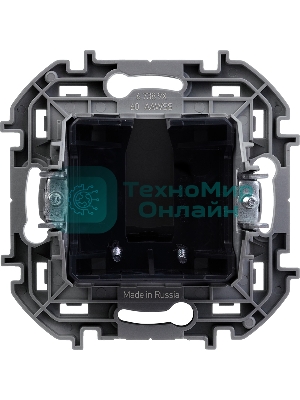 Inspiria Вывод кабеля с зажимом для крепления антрацит