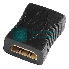 Адаптер аудио-видео Buro HDMI (f)/HDMI (f) Позолоченные контакты черный (BHP-ADP-HDMI-2.0)