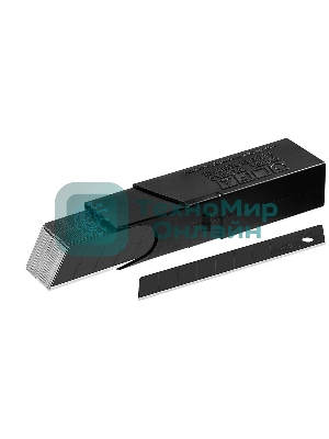 Лезвие Olfa EXCEL черный сегментированное, 8 сегментов, 18 мм, 50 шт, в боксе