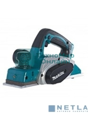 Рубанок Makita KP0800X1 Рубанок,620Вт,17000об\м,ширина-82мм,глуб-2.5мм,2.6кг,кор, набор ножей D-07945