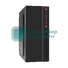 Компьютерный корпус Miditower ExeGate AA-443U-AA400 (ATX, AA400 8 см, 2*USB+1*USB 3.0+HD Audio, черный)