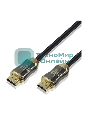 Кабель HDMI 19M/M,ver. 2.1, 8K@60 Hz 1.5m метал разъемы, нейлоновая оплетка Telecom TCG300-1.5M Кабель HDMI 19M/M,ver. 2.1, 8K@60 Hz 1.5m метал разъемы, нейлоновая оплетка Telecom