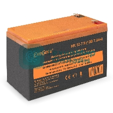 Батарея для ИБП ExeGate EX285638RUS HR 12-7.5 (12V 7.5Ah 1228W, клеммы F2)